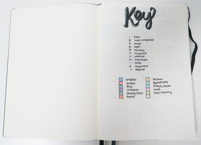 My 2017 Work Bullet Journal Setup | beautybitten | a personal style ...