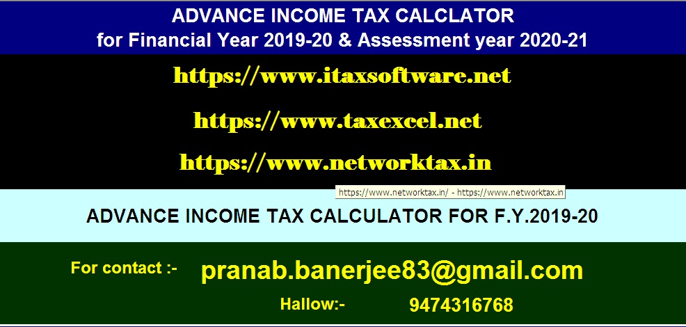 free download automated income tax calculator for f y 2019 download tax calculator