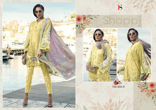 Deepsy Maria b lawn 19 Gold Pakistani Suits