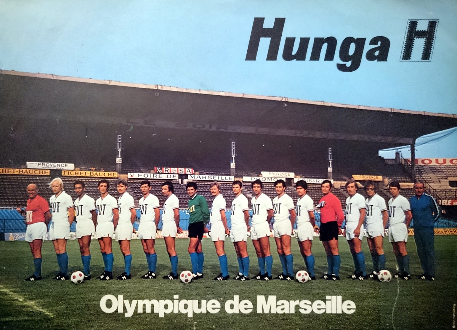 OLYMPIQUE de MARSEILLE 197172. By Ageducatifs. THE VINTAGE FOOTBALL CLUB