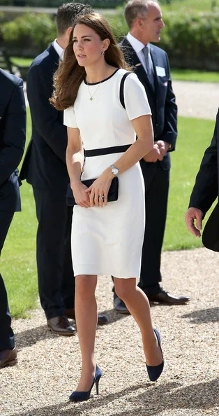 Kate Middleton visited the National Maritime Museum in Greenwich for the Ben Ainslie America's Cup Launch