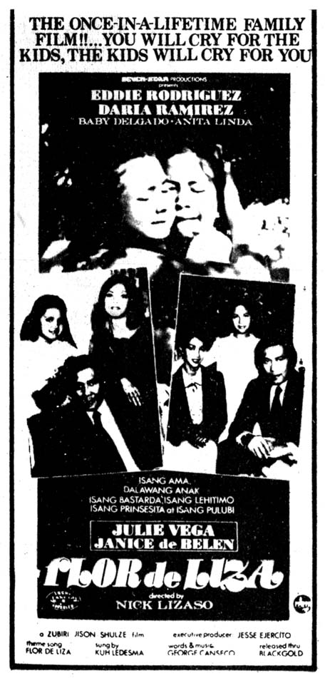PELIKULA, ATBP.: FLOR DE LIZA (1981)