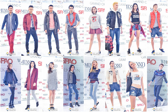 Model catwalk with outfits from SPAO MIXXO and WHO.A.U