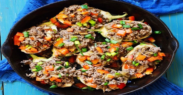 Eggplant Omelet Boats Recipe Eggplant Omelet Boats Recipe