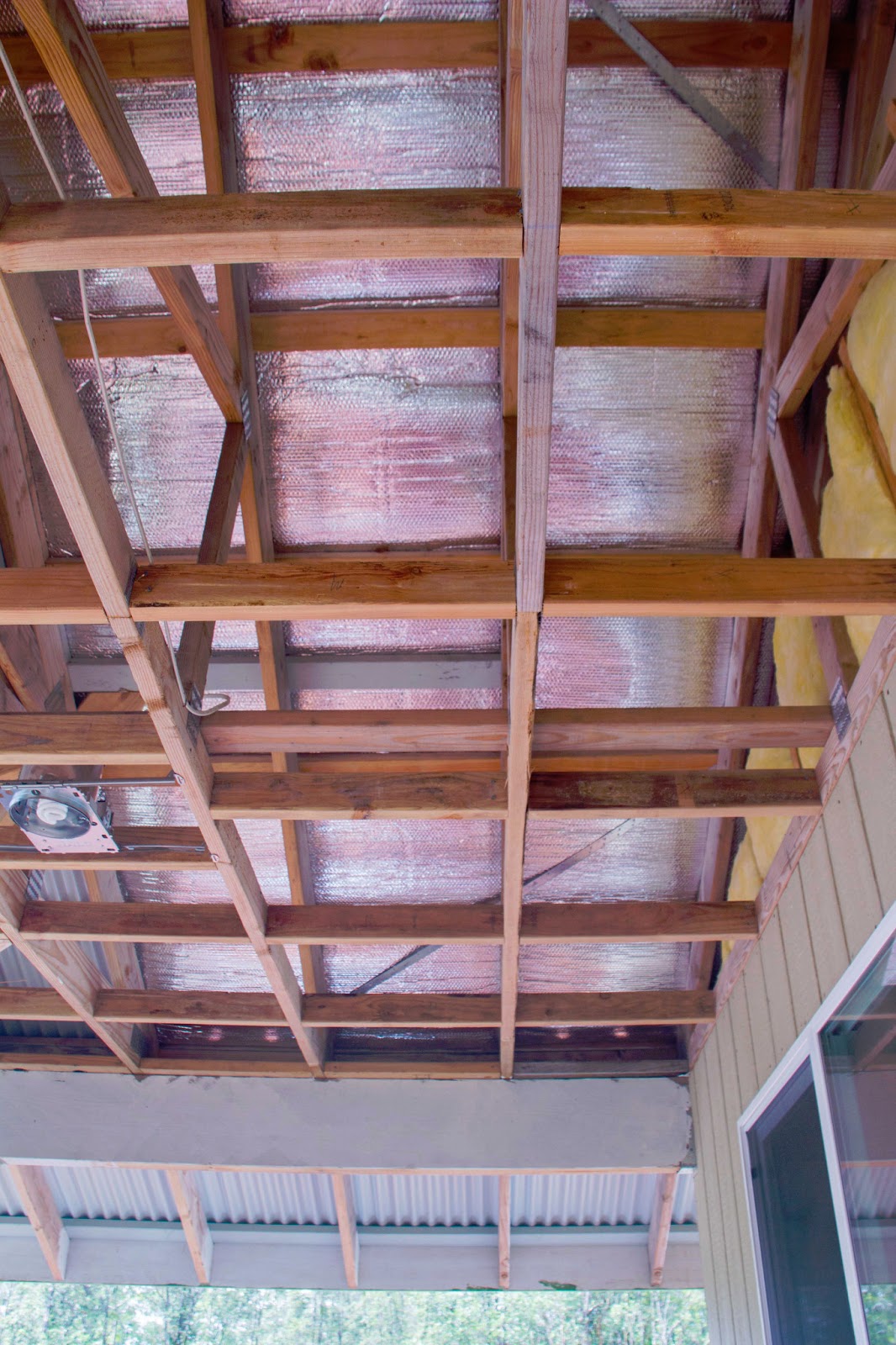 Big Island Living Staining the Lanai Ceiling Boards