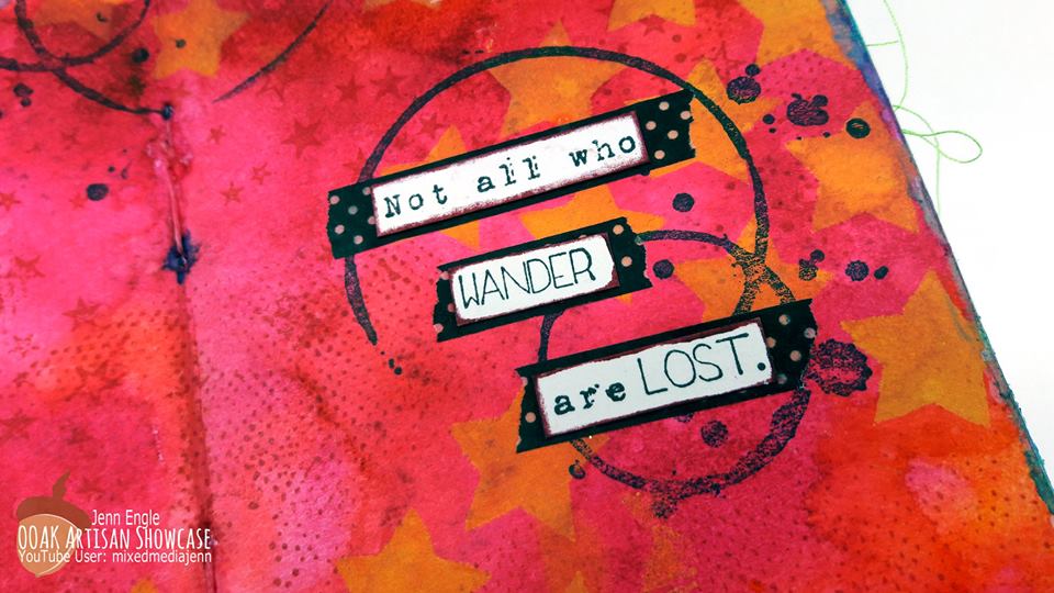 BLOG OOAK Artisan Showcase Mixed Media Art Journal with Jenn Engle