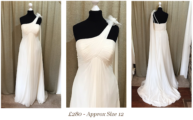 one shoulder wedding dress grecian one shoulder pleated floaty vintage wedding dress