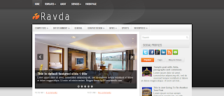 Ravda Blogger Template for Home Design Blog's