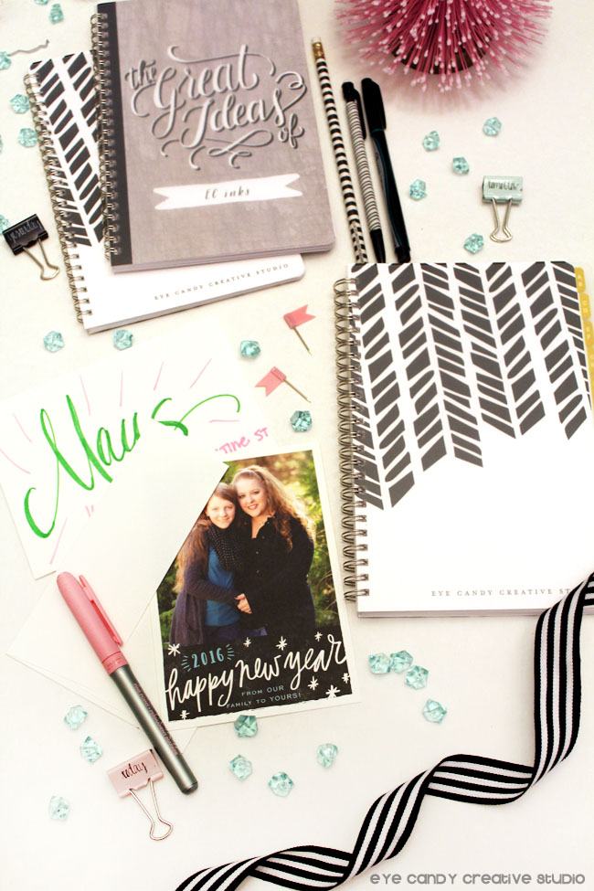 personalized stationery from minted, new year cards from minted
