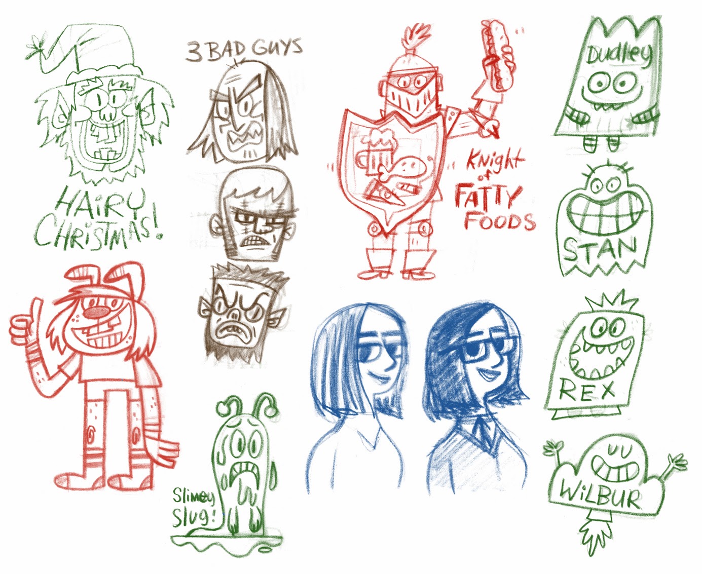 jon kelly green: Pencil Sketches