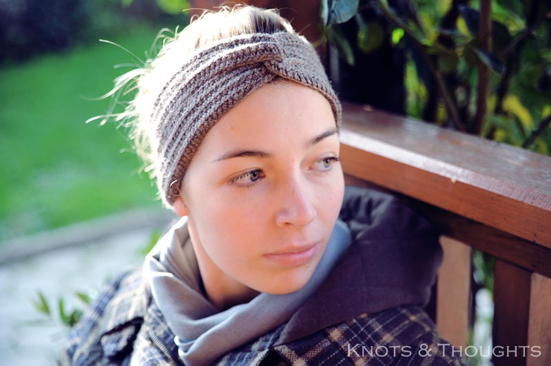 Knots And Thoughts Crochet Turban Headband Free Pattern
