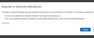 importar gmail a outlook