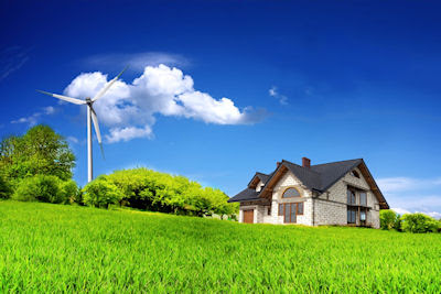 Casa solar - Energías alternativas - Cuidando el medio ambiente - Un mundo más ecológico