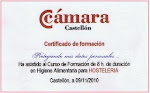 Tengo Certificado de Manipulador de Alimentos - Higiene Alimentaria para Hostelería ...