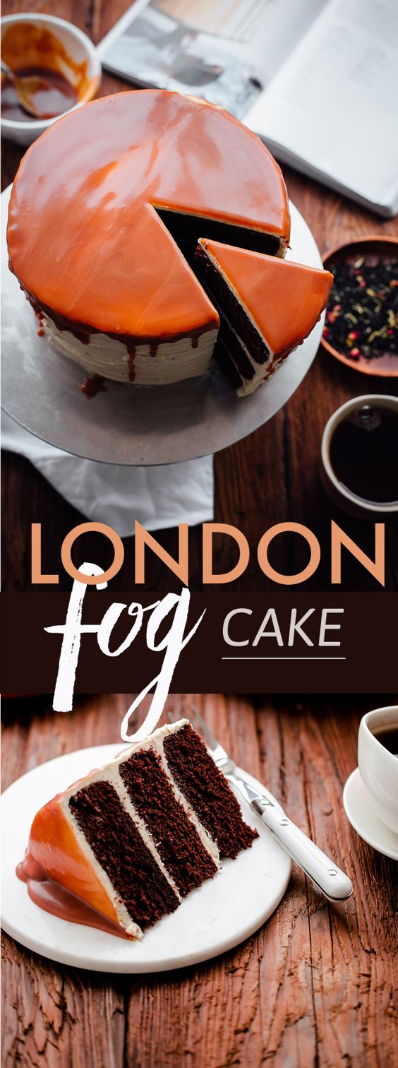 LONDON FOG CAKE WITH EARL GREY BUTTERCREAM RECIPES