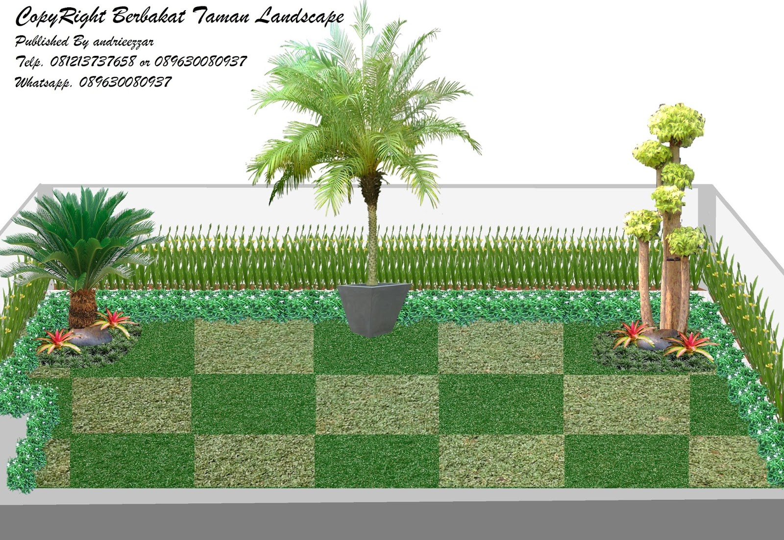 Contoh Gambar Taman Minimalis Terbaru 2016 | Berbakat Taman Landscape