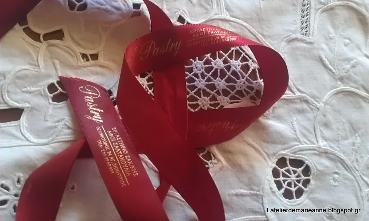 L'Atelier de MarieAnne Ribbon recycling Ανακυκλώνοντας κορδέλλες