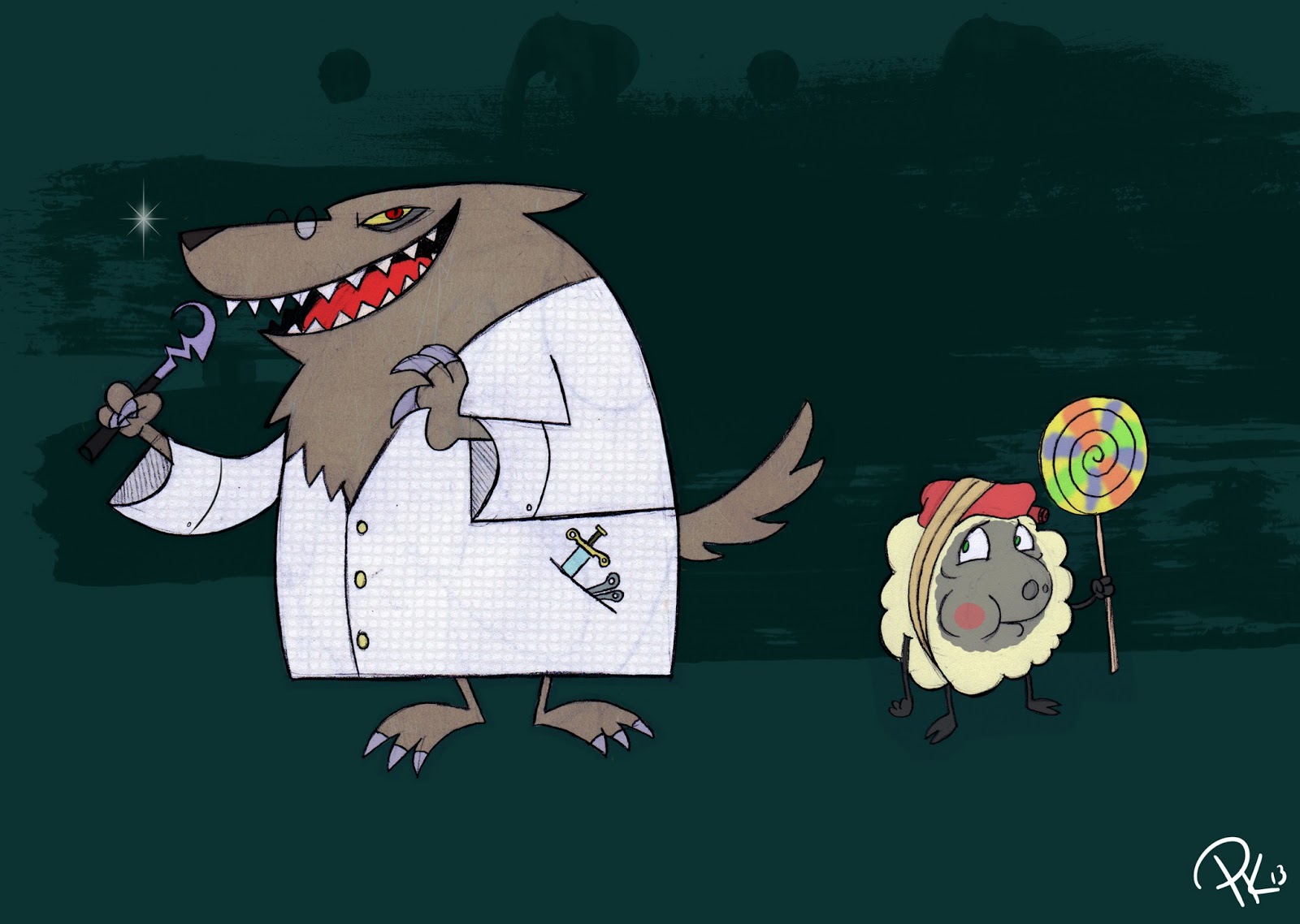 Draw Crawl 8 Wolf Dentist