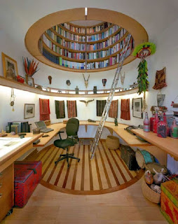 Desain perpustakaan di rumah Desain perpustakaan di rumah