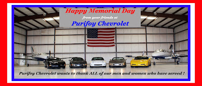 Happy Memorial Day from Purifoy Chevrolet
