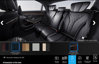 Màu nội thất Mercedes Maybach S450 4MATIC 2018 Nội thất Mercedes Maybach S450 4MATIC 2018 màu Đen 501