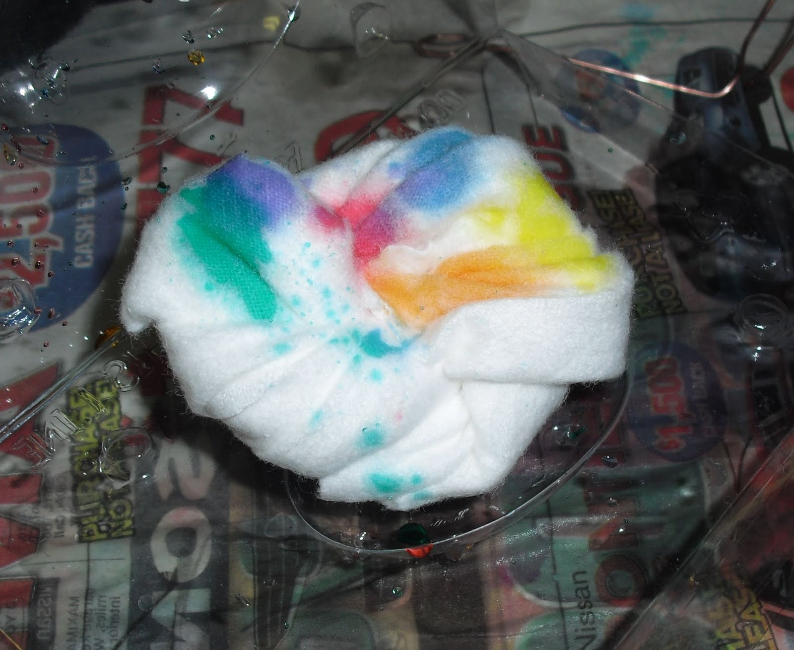 You Made That? Tie Dye Projects from Leftover Easter Egg Dye
