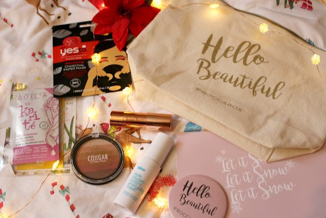 roccabox, december. yes to, cougar, bliss skincare, roccabox december, danielle levy
