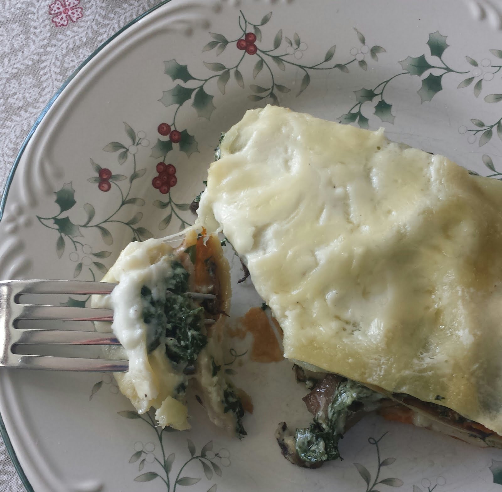 For Love of the Table: Winter Lasagne...with Spinach, Butternut Squash ...