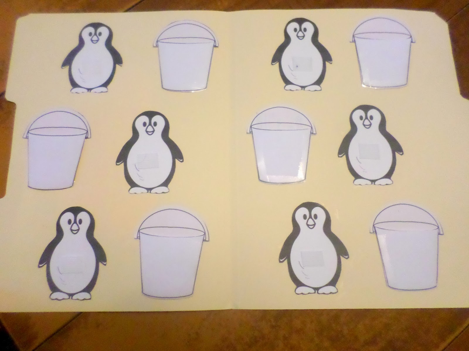 Tots and Me... Growing Up Together: Penguin File Folder Learning Activities