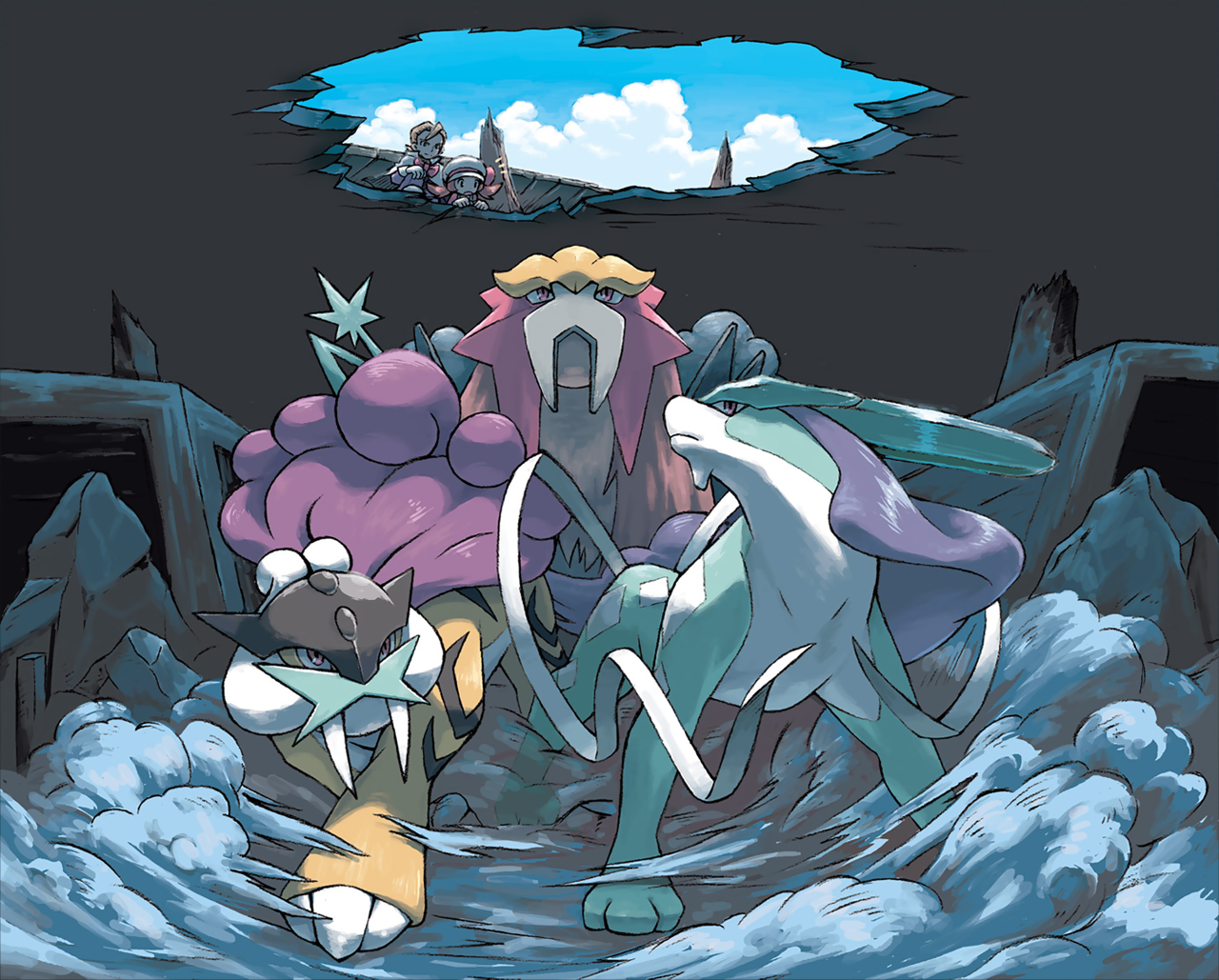 Como Pegar os Cães Lendários [Raikou, Entei, Suicune] No Pokémon