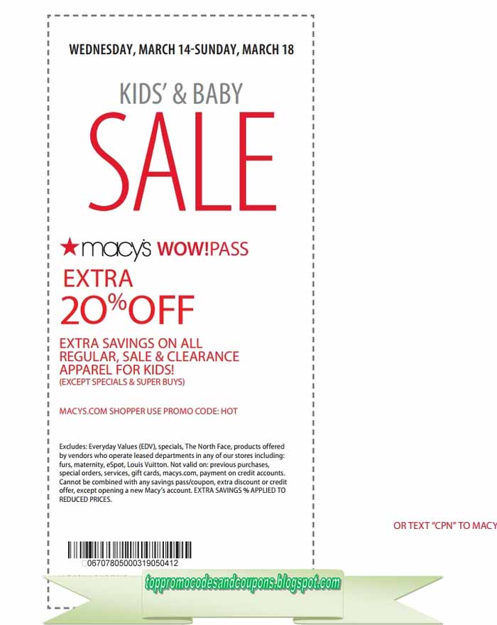 Free Promo Codes and Coupons 2020: Macy&#39;s Coupons