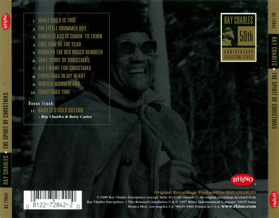 Ray Charles The Spirit Of Christmas 1985 Ray Charles The Spirit Of Christmas 1985