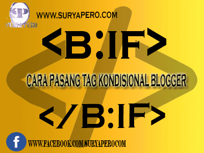 Semua Tag Kondisional Terbaru Dan Cara Pasang