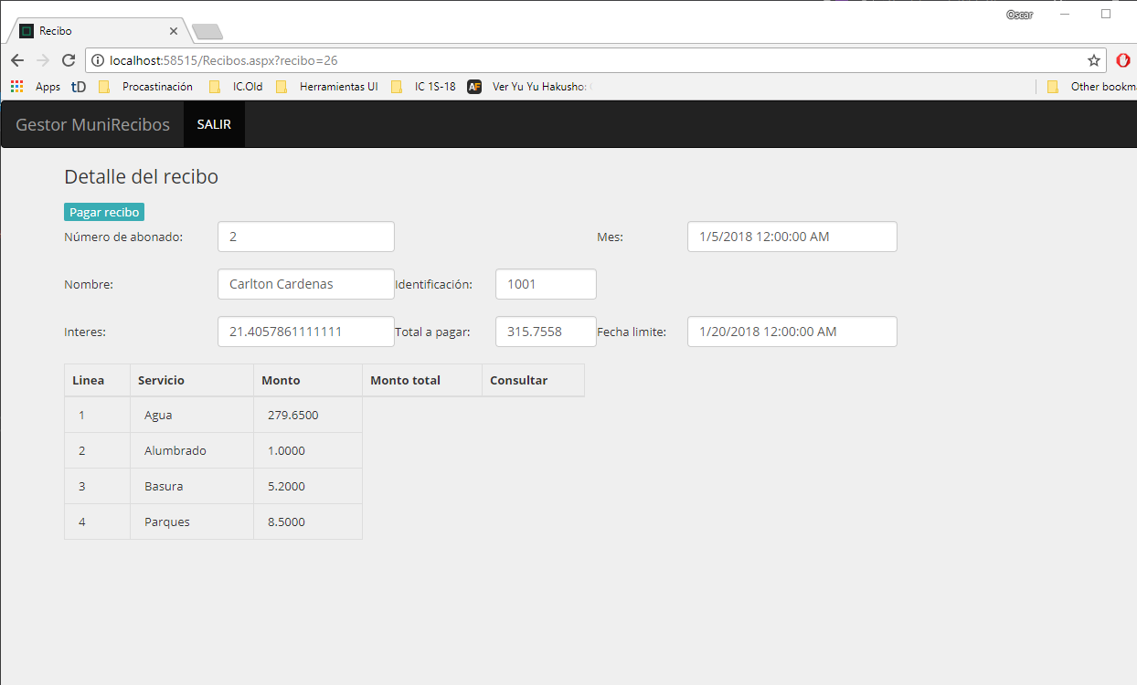 Proyecto ii bases de datos