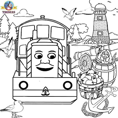 Thomas colouring free colouring pages for kids | Train ...