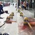 Un policier bat à mort un chien en détresse dans la rue devant le regard horrifié des passants.