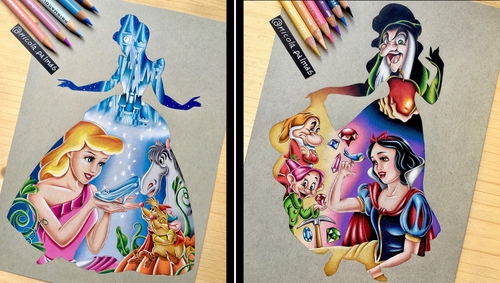 Design Stack: A Blog about Art, Design and Architecture: Walt Disney  Characters Art Illustrations