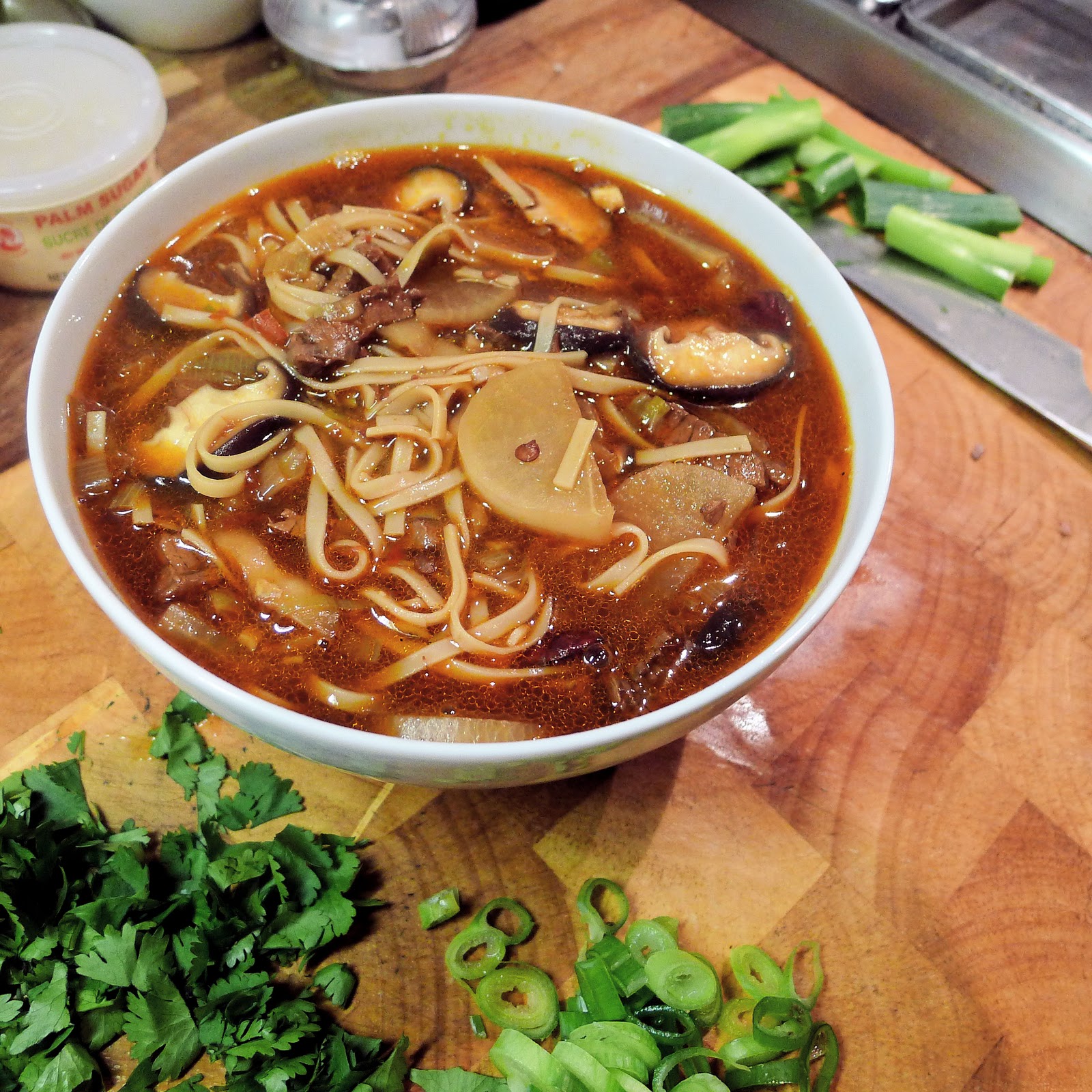 Culinary Adventures in London Sichuan Style Beef & Mooli Noodle Soup