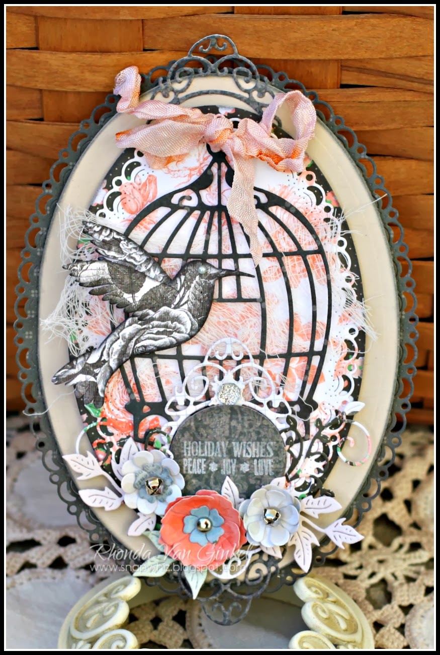 NonTraditional Holiday Shaped Card with Rhonda  Cheery Lynn Designs