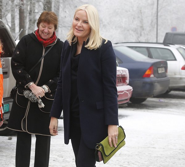 Precipice Samuel udsultet Crown Princess Mette-Marit visits Monsterbedriften in Oslo