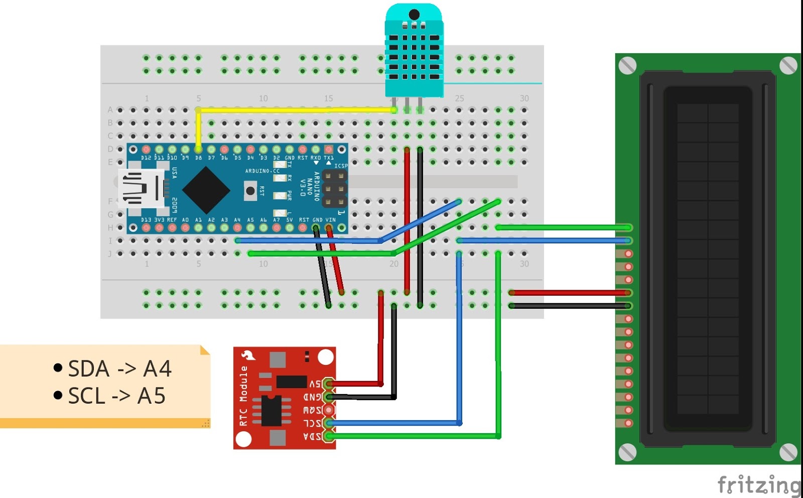 DrivelArchive: Arduino based Temperature/Humidity/Clock