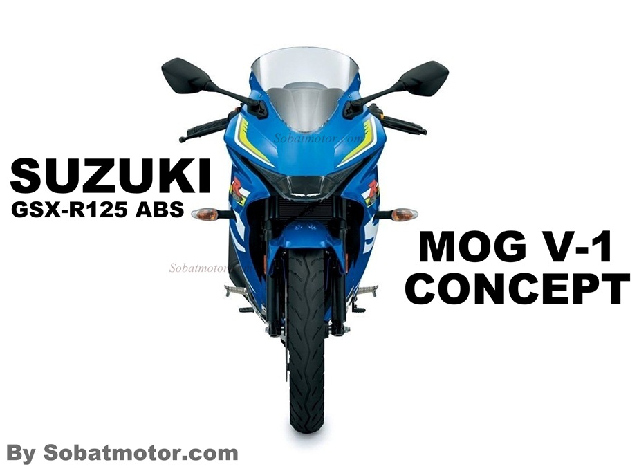 Iseng utak atik gambar, lahirlah Suzuki GSX-R125 MOG-V1 Concept !