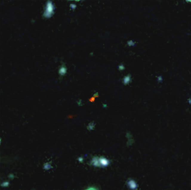 galáxia bdf 3299 - galáxia no início do Universo