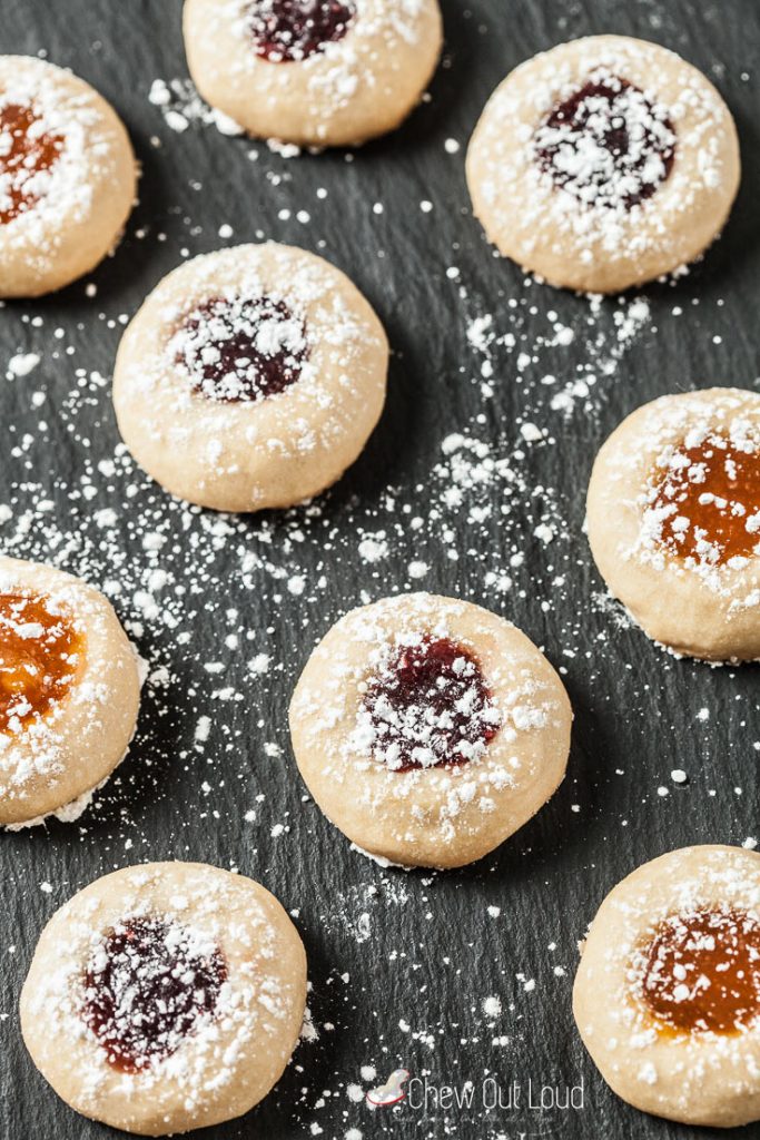 BUTTERY JAM THUMBPRINT COOKIES