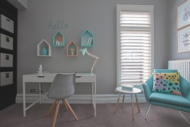 Blog Achados de Decoração: decoração leve e turquesa no quarto das irmãs adolescentes Blog Achados de Decoração: decoração leve e turquesa no quarto das irmãs adolescentes