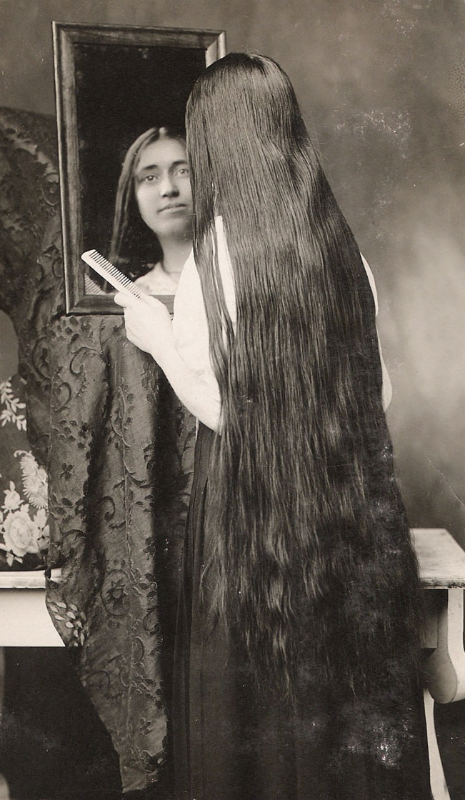 Vintage Photos of Edwardian Rapunzels ~ vintage everyday
