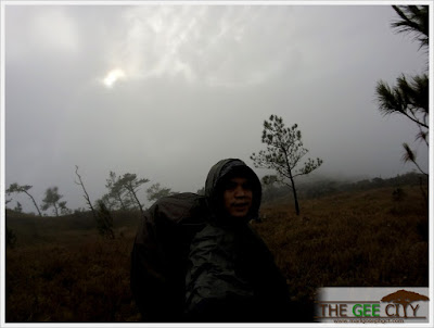 Mark Joseph Gesite in the grassland of Mt. Pulag