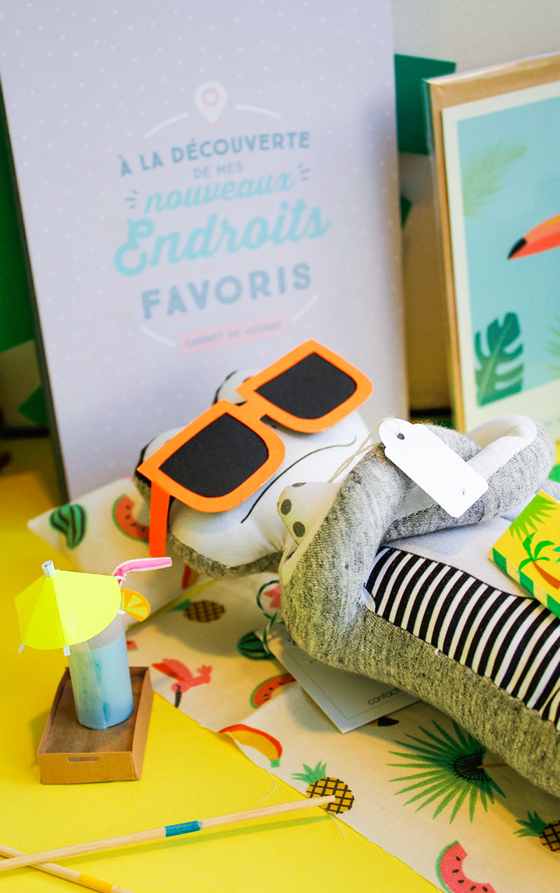 décoration vitrine estivale - camille epplin