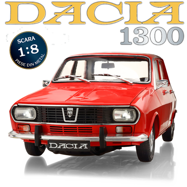 Construye la legendaria Dacia 1300 1/8 Eaglemoss Collections Rumania