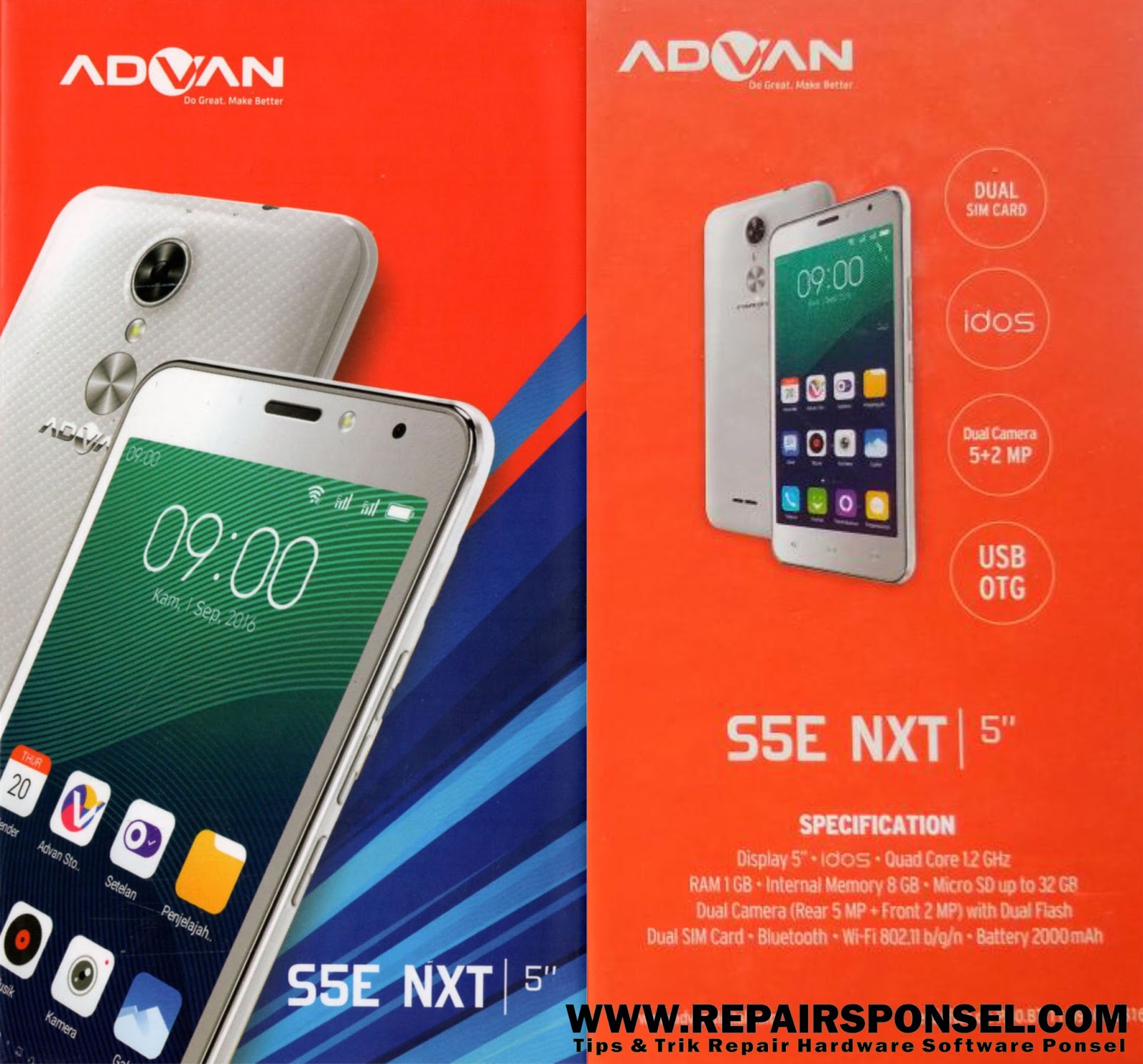 Cara Hard Reset Advan S5e Next Wipe Data Repairs Ponsel